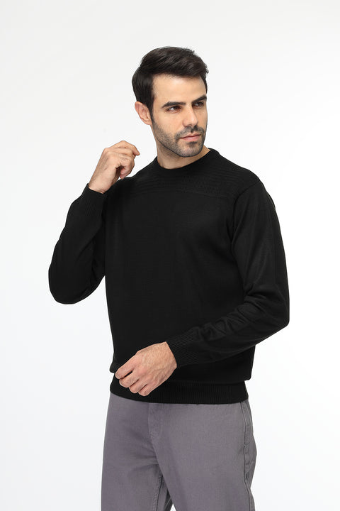Regular Fit Pullover Black