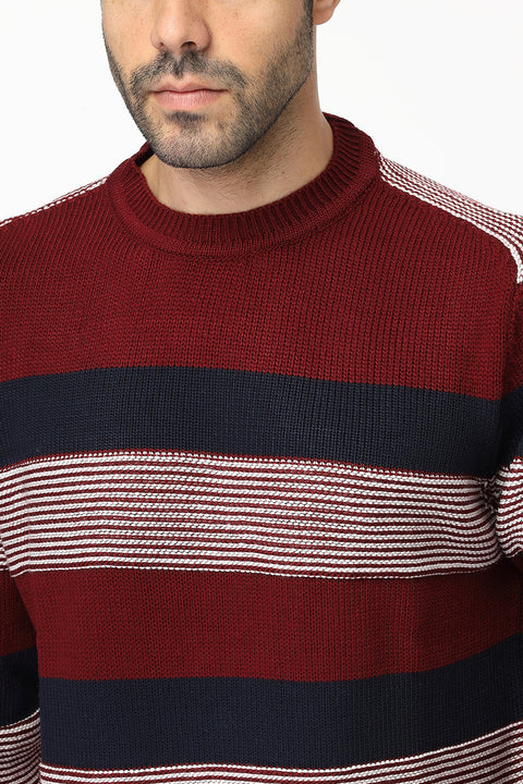 Regular Fit Pullover Maroon
