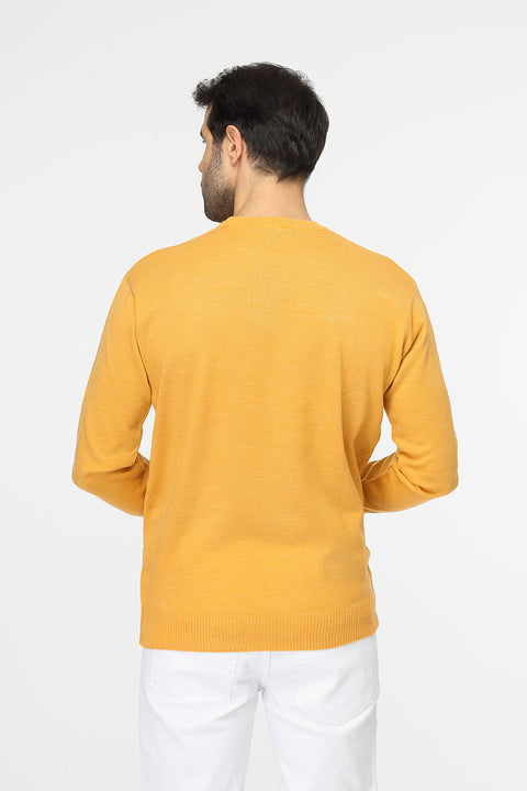 Regular Fit Pullover Yellow