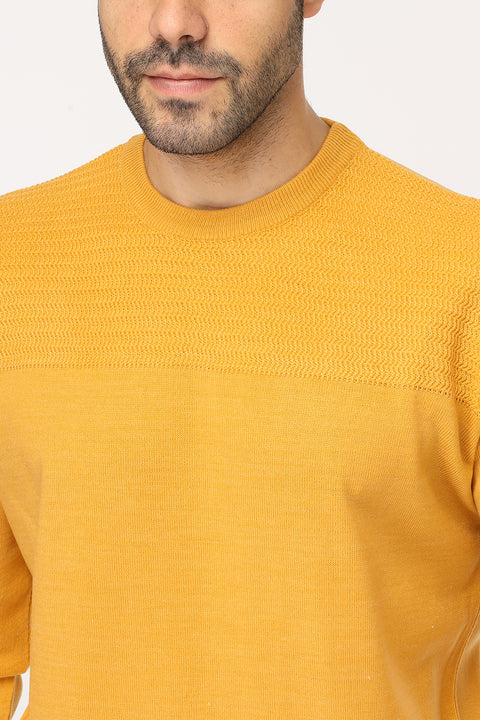 Regular Fit Pullover Yellow