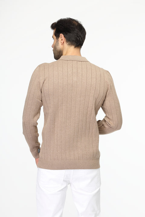Regular Fit Pullover Beige