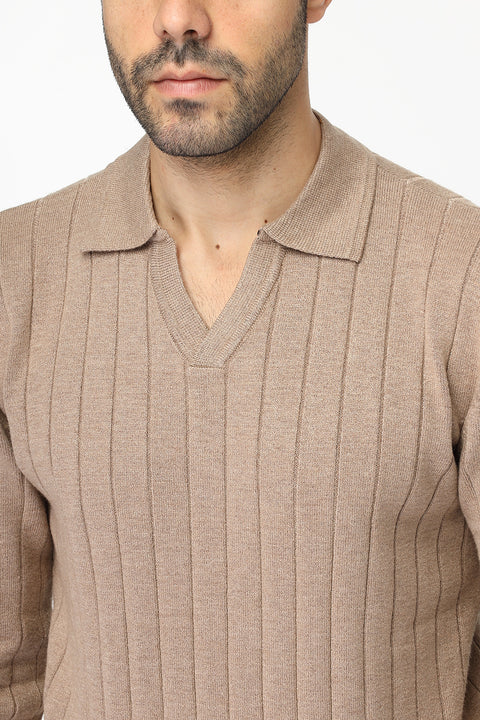 Regular Fit Pullover Beige