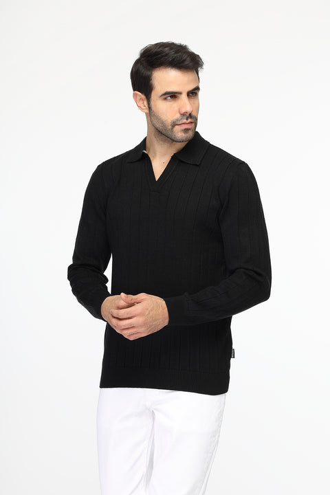 Regular Fit Pullover Black