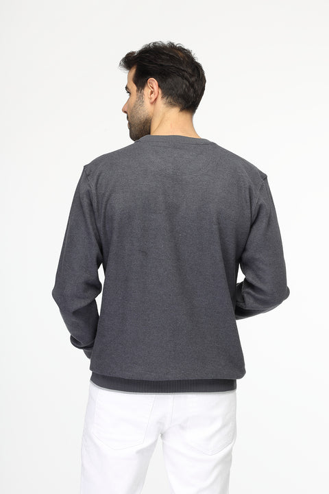 Regular Fit Sweat Shirt Gray
