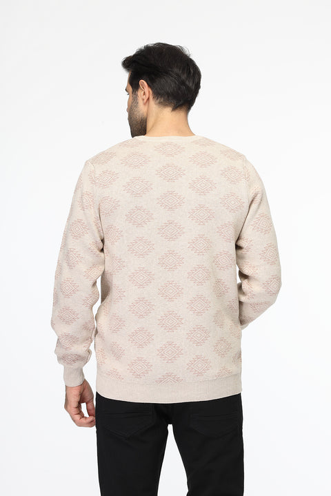 Relax Fit Pullover Beige