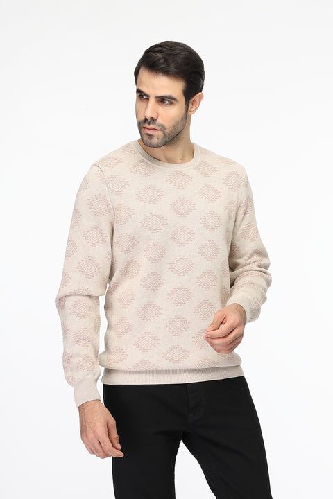 Relax Fit Pullover Beige
