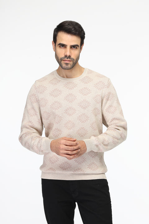Relax Fit Pullover Beige