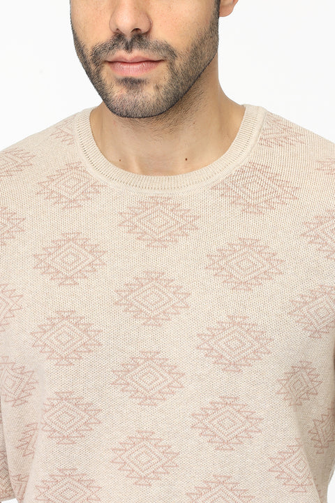 Relax Fit Pullover Beige