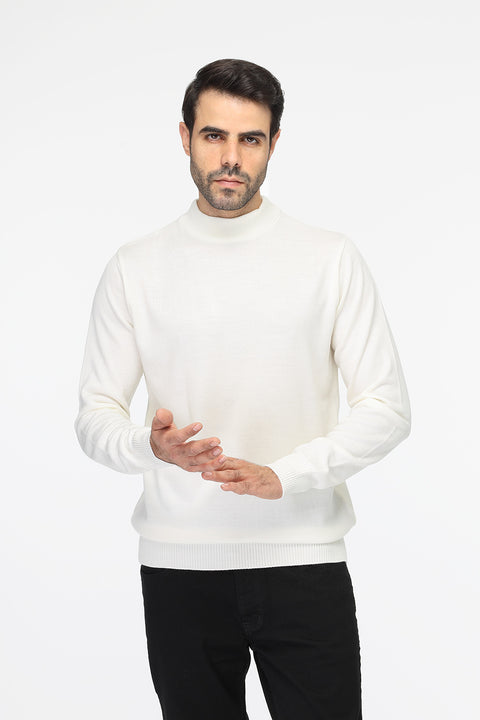 Regular Fit Pullover Off White