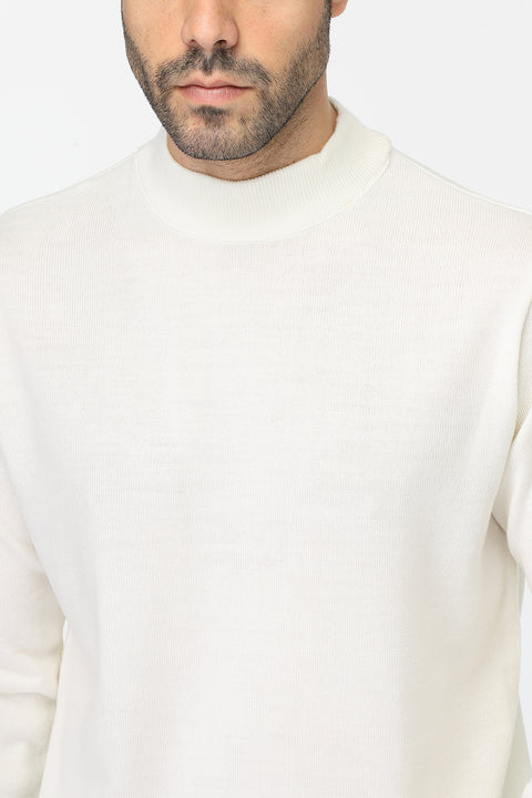 Regular Fit Pullover Off White