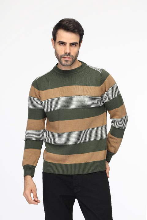Regular Fit Pullover Green