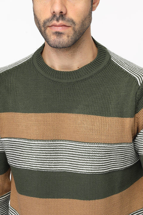 Regular Fit Pullover Green