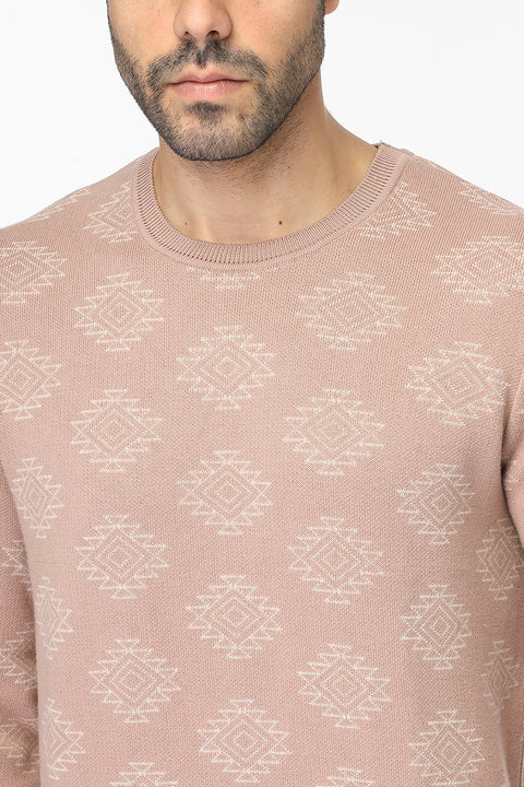 Relax Fit Pullover Beige