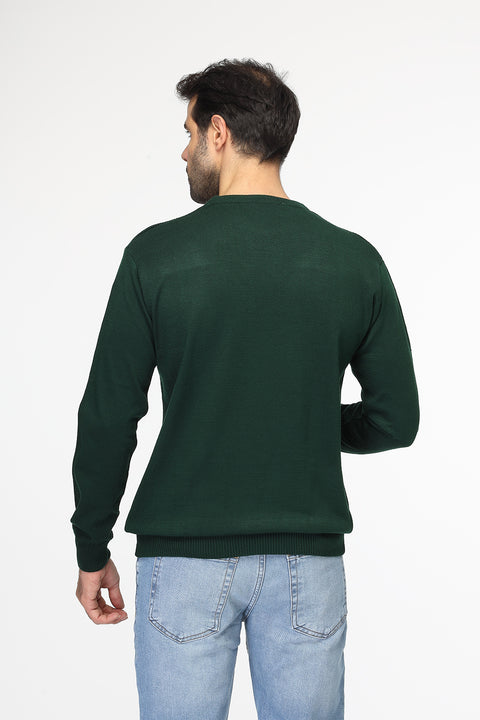 Regular Fit Pullover Green