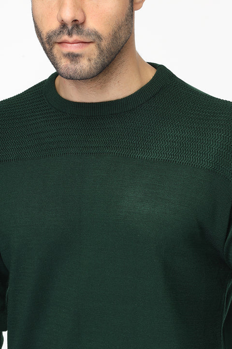 Regular Fit Pullover Green