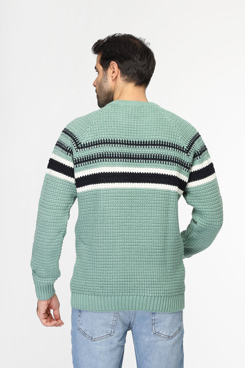 Regular Fit Pullover Light Green