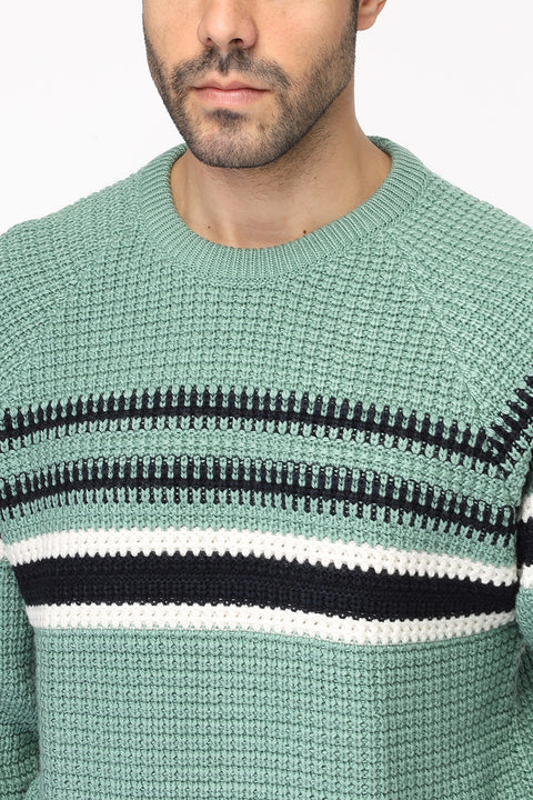 Regular Fit Pullover Light Green