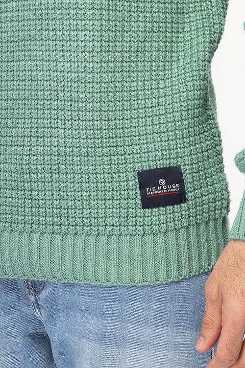 Regular Fit Pullover Light Green
