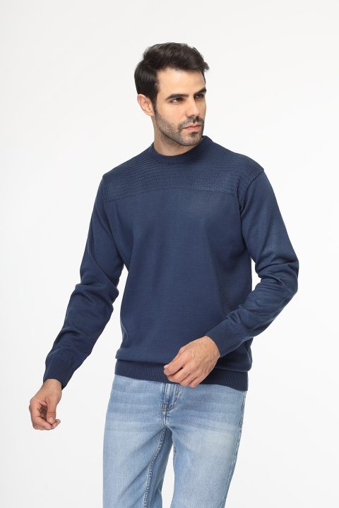 Regular Fit Pullover Dark Blue