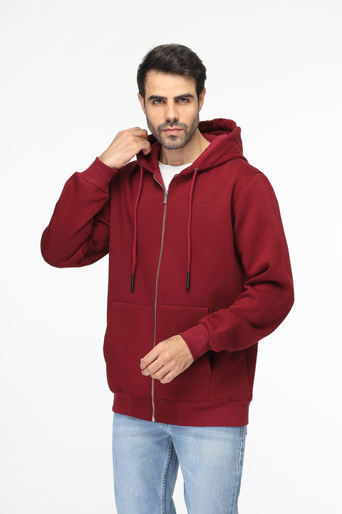 Regular Fit Sweat Shirt Maroon