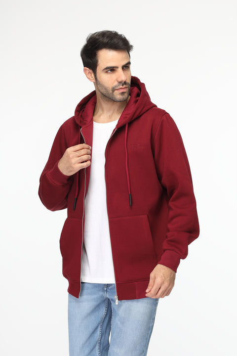 Regular Fit Sweat Shirt Maroon
