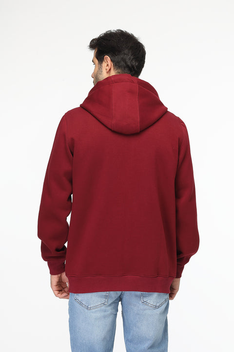 Regular Fit Sweat Shirt Maroon