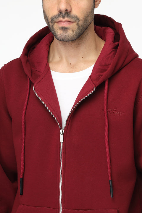 Regular Fit Sweat Shirt Maroon