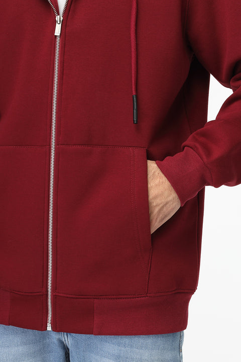 Regular Fit Sweat Shirt Maroon