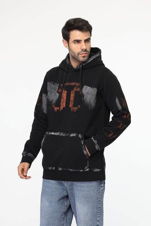 Regular Fit Sweat Shirt Black