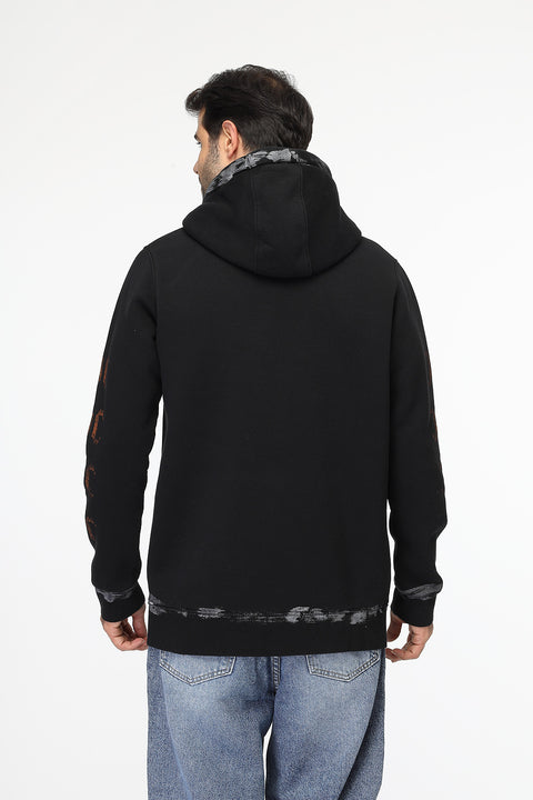 Regular Fit Sweat Shirt Black