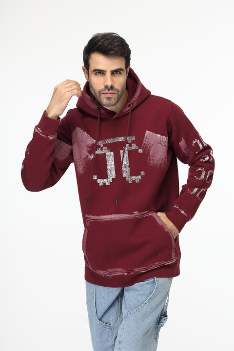 Regular Fit Sweat Shirt Maroon
