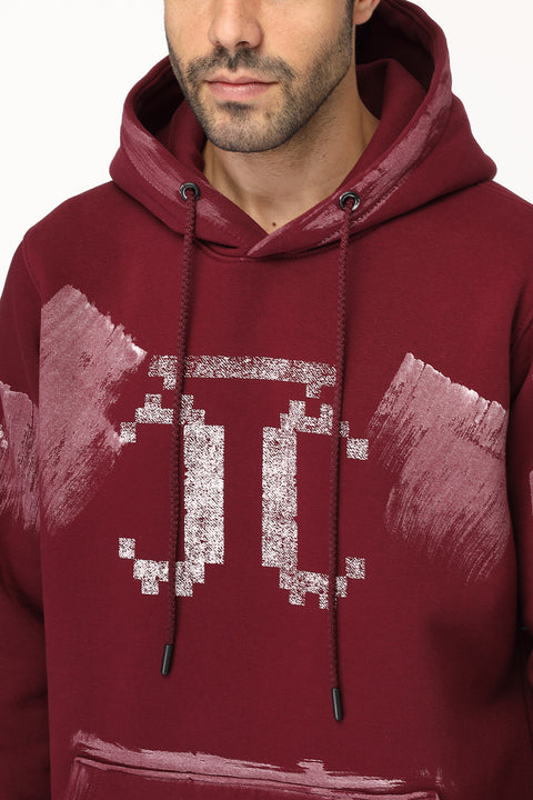 Regular Fit Sweat Shirt Maroon