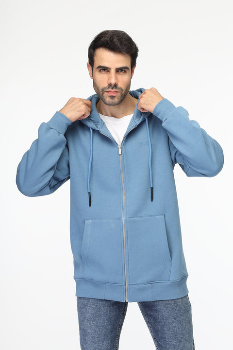 Regular Fit Sweat Shirt Blue