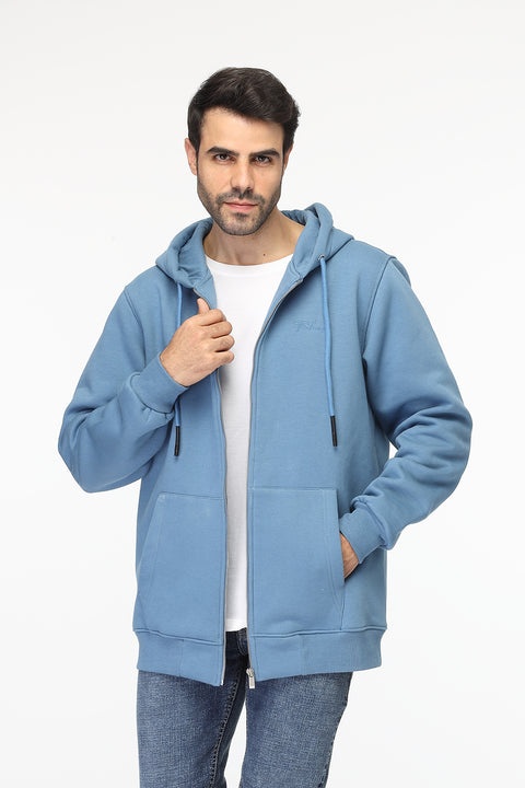 Regular Fit Sweat Shirt Blue