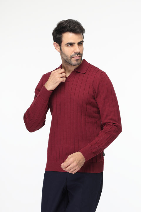 Regular Fit Pullover Maroon
