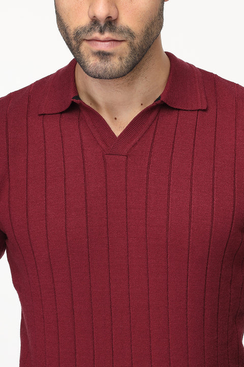 Regular Fit Pullover Maroon