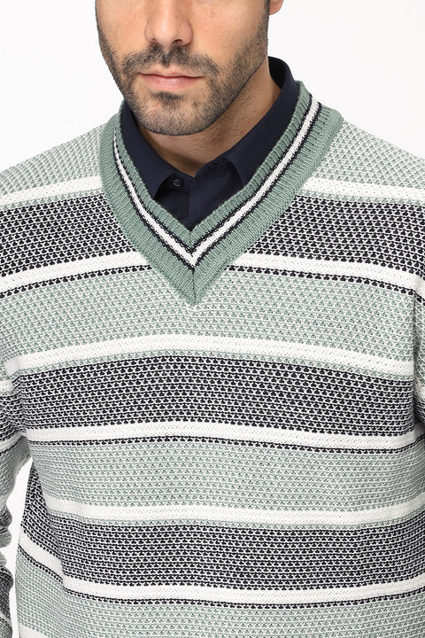 Regular Fit Pullover Green