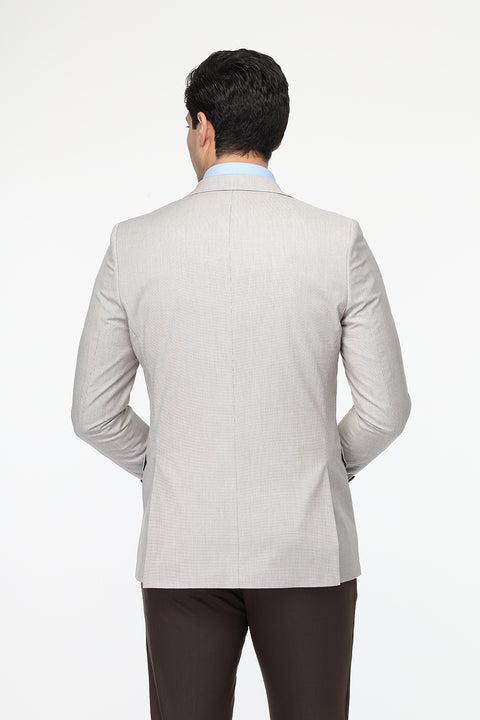 Slim Fit Suit Beige