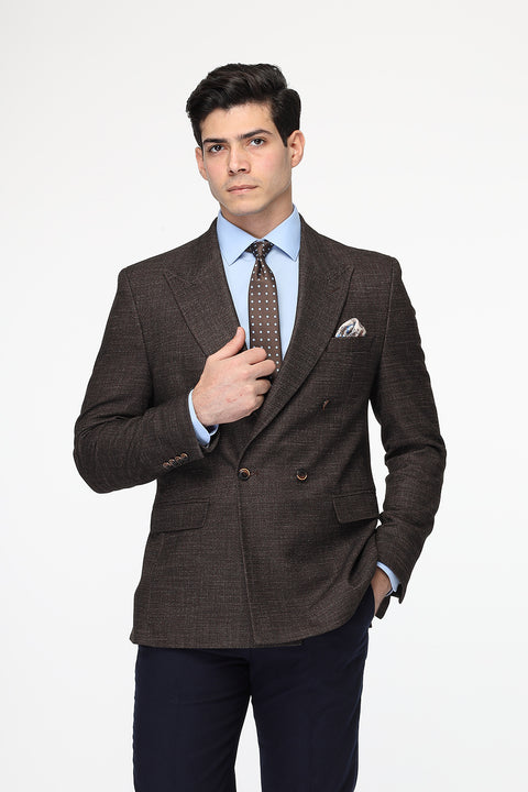 Regular Fit Blazer Brown