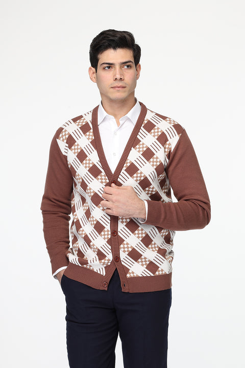 Regular Fit Pullover Brown