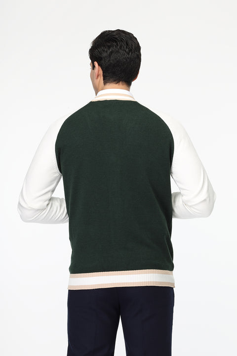 Regular Fit Pullover Green