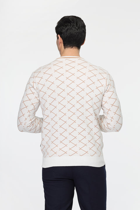 Regular Fit Pullover Beige