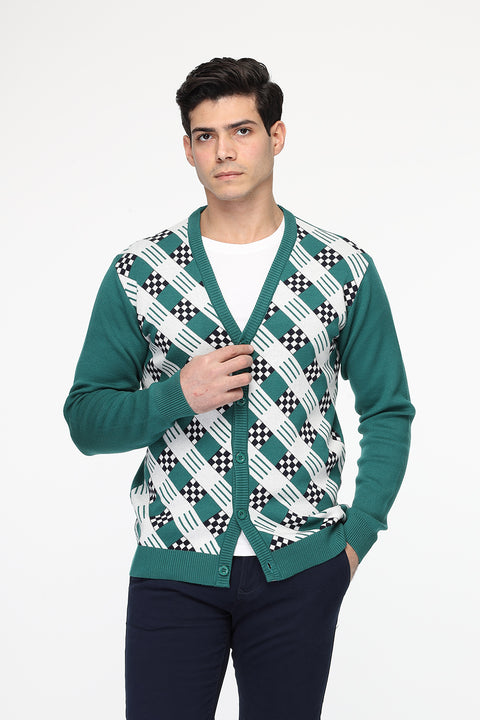 Regular Fit Pullover Green