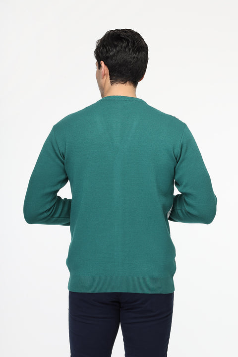 Regular Fit Pullover Green