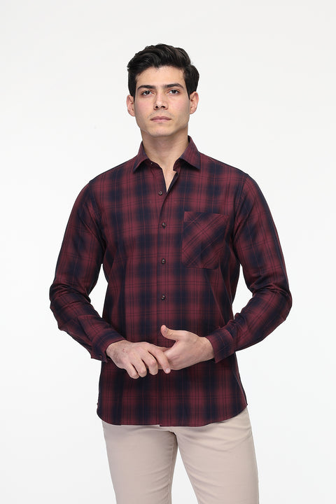 New Fit Shirt Maroon