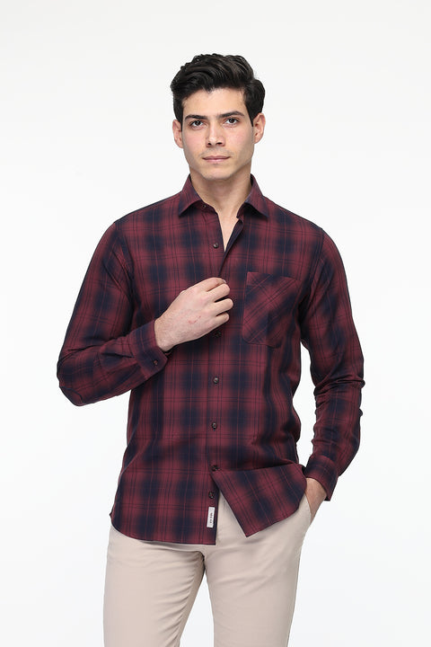 New Fit Shirt Maroon
