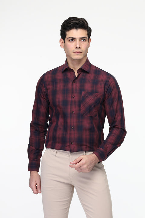 New Fit Shirt Maroon