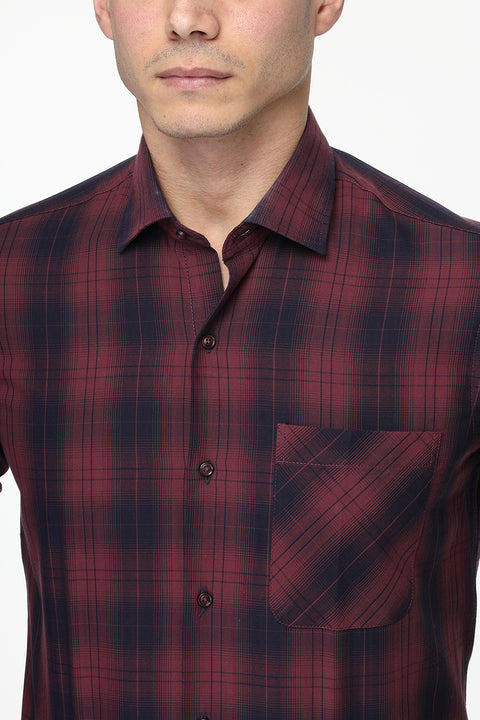 New Fit Shirt Maroon