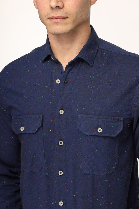 New Fit Shirt Dark Blue