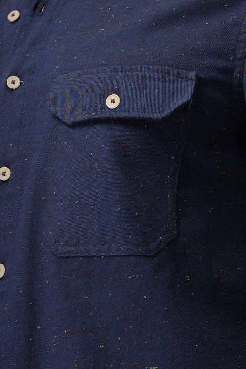 New Fit Shirt Dark Blue